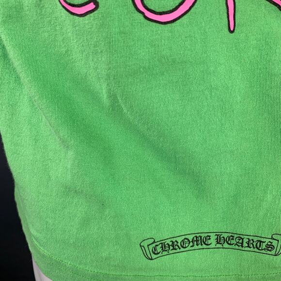CHROME HEARTS Size S Sex Records Green Graphic Cotton Long Sleeve T-shirt - Picture 6 of 12